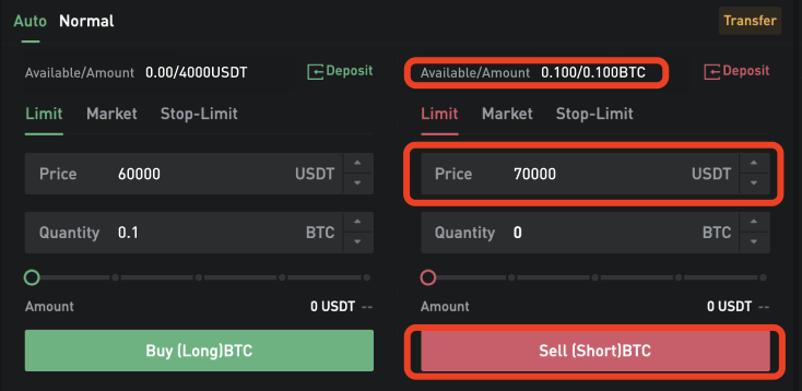 Sell Order on MEXC
