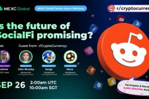 [2022 9/26] MEXC Twitter Space Talkshow——Is the future of SocialFi promising?￼