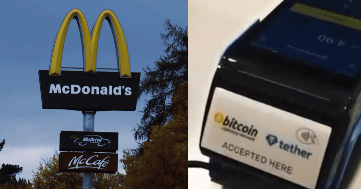 McDonald’s Now Accepts Bitcoin & Tether in Lugano