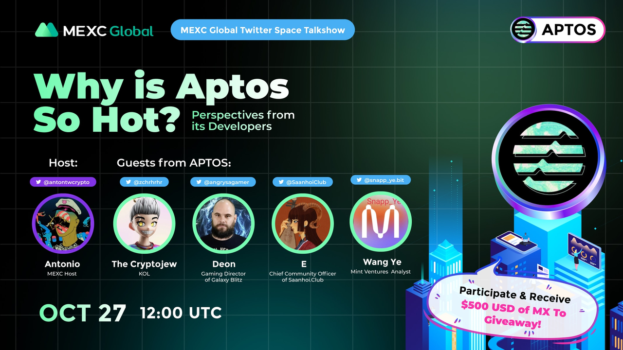 MEXC Twitter Space Talk Show: Why is Aptos so Hot?