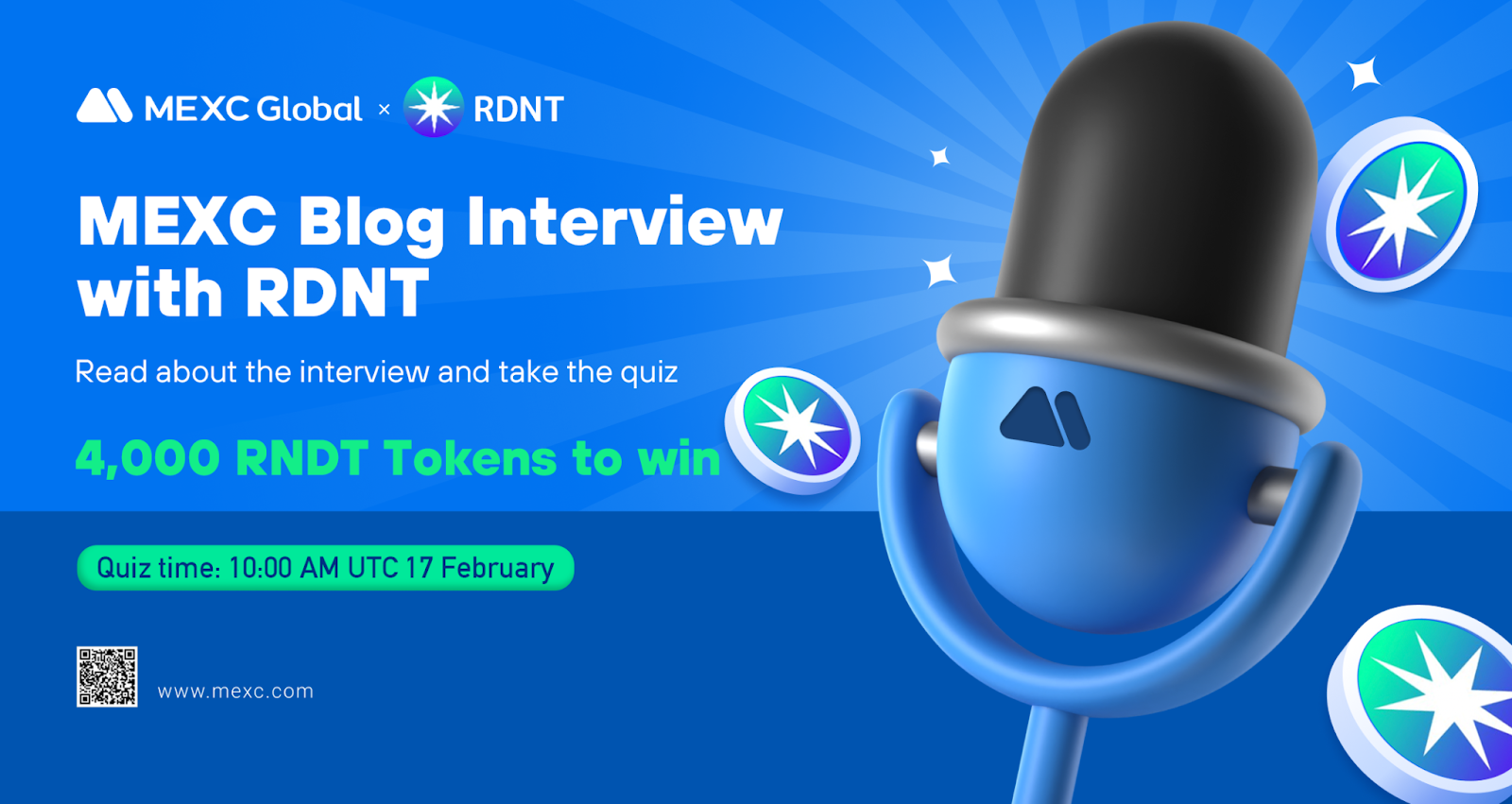  MEXC Blog Interview with RDNT