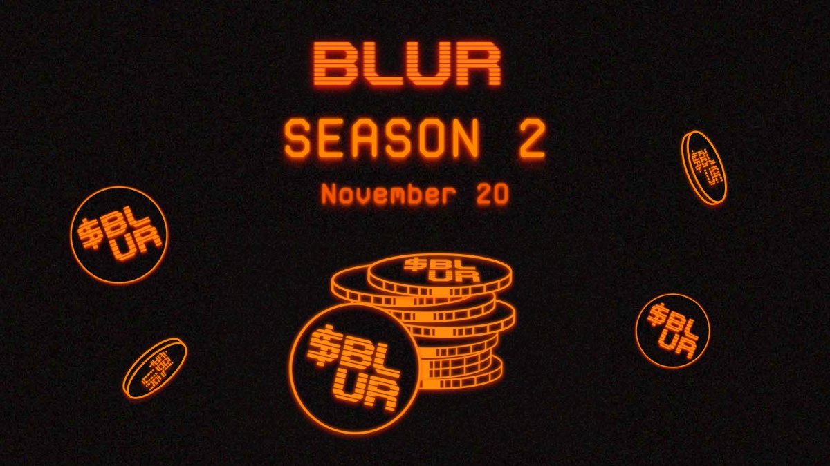 Blur Announces Season 2 Airdrop of $49.2 Million in BLUR Tokens