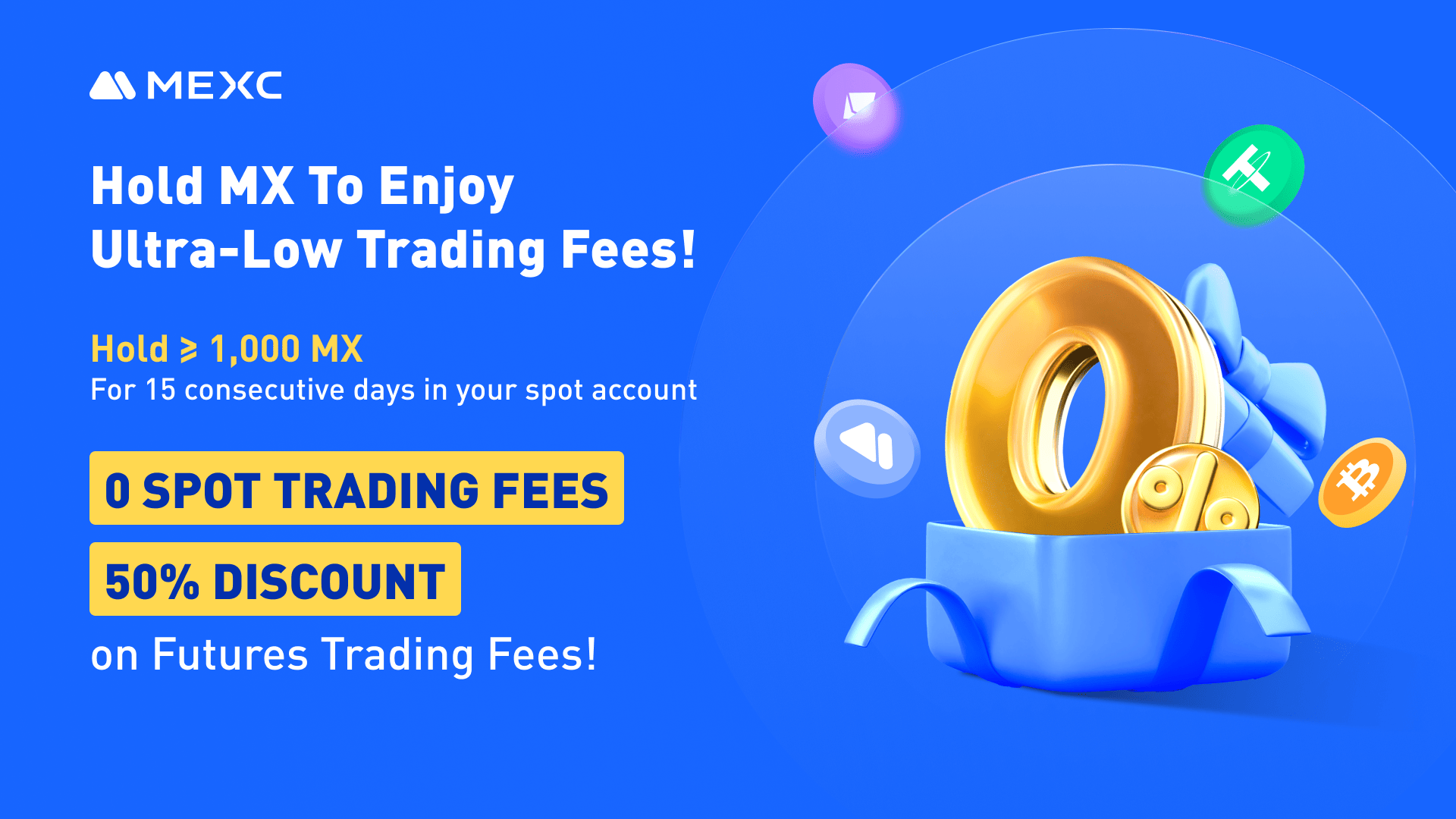 Buy Top MEME Coins at MEXC With The Lowest Fees!