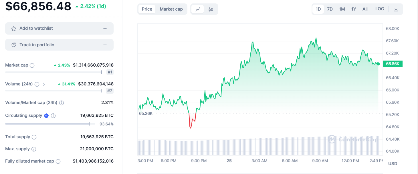 Bitcoin and Ethereum Experience 3% Increases Ahead of Halving Events