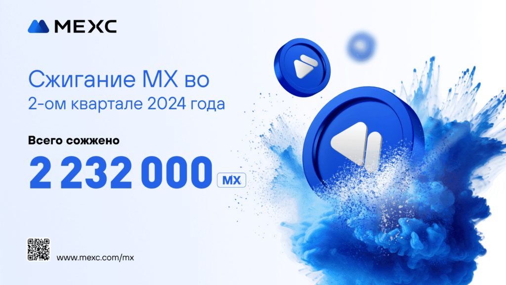 Сжигание токенов MX за 2 квартал 2024 года завершено, удерживайте токены MX сейчас!