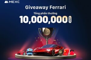 MEXC ra mắt sự kiện “Giveaway Ferrari” với tổng phần thưởng 10,000,000 USDT, đạt kỷ lục cao nhất thị trường!