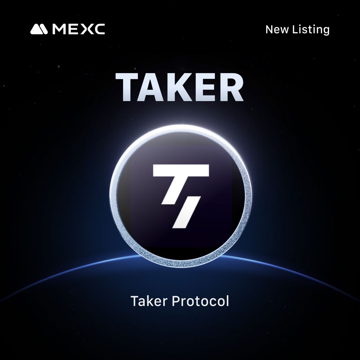 MEXC exchange new listing announcement for TAKER token by Taker Protocol