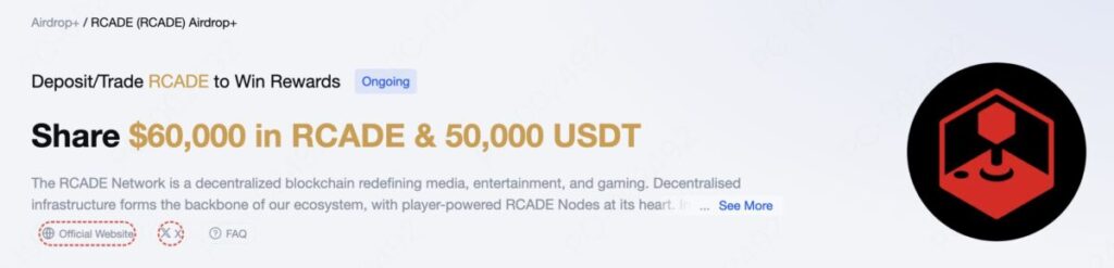 Rcade Airdrop on MEXC – Explore the Future of Web3 Gaming