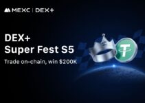 MEXC DEX+ Super Fest Season 5 Launches with a 200,000 USDT Prize Pool
