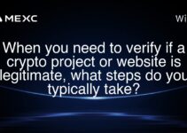 When you need to verify if a crypto project or website is legitimate, what steps do you typically take?