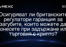 Осигуряват ли британските регулатори гаранция за загубите, които можете да понесете при задържане или търговия с крипто?