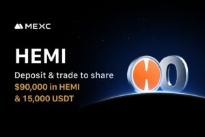 MEXC Announces Hemi (HEMI) Listing with $90,000 in HEMI and 15,000 USDT Prize Pool