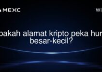 Apakah alamat kripto peka huruf besar-kecil?