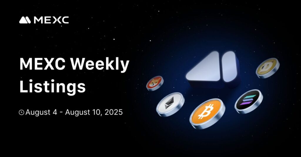 New Cryptocurrencies Listed This Week (August 5–10, 2025)
