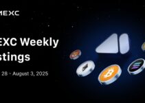 MEXC Weekly Crypto Listings: New Tokens, Sector Moves & Trading Insights (July 28–August 3, 2025)