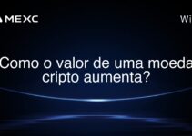 Como o valor de uma moeda cripto aumenta?