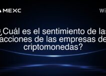 ¿Cuál es el sentimiento de las acciones de las empresas de criptomonedas?