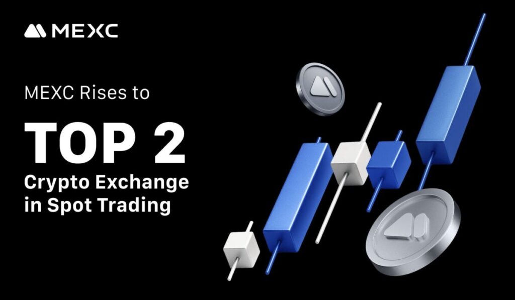 MEXC Rises to Top 2 Crypto Exchange