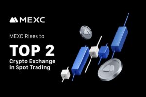 MEXC Rises to Top 2 Crypto Exchange, Capturing 8.6% Market Share in Spot Trading