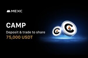 MEXC Launches Airdrop+ Event with 75,000 USDT Prize Pool to Celebrate Listing of Camp Network (CAMP)