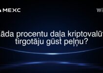 Kāda procentu daļa kriptovalūtu tirgotāju gūst peļņu?