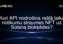 Kuri API nodrošina reālā laika notikumu straumes NFT uz Solana blokķēdes?