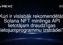 Kuri ir vislabāk rekomendētās Solana NFT mintinga API lietotājam draudzīgas lietojumprogrammu izstrādei?
