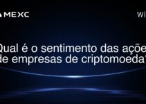 Qual é o sentimento das ações de empresas de criptomoeda?