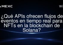 ¿Qué APIs ofrecen flujos de eventos en tiempo real para NFTs en la blockchain de Solana?