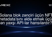 Solana blok zənciri üçün NFT metadata’sını əldə etmək üçün ən yaxşı API-lar hansılardır?