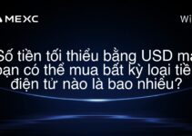 Số tiền tối thiểu bằng USD mà bạn có thể mua bất kỳ loại tiền điện tử nào là bao nhiêu?