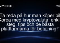 ”Ta reda på hur man köper bil i Korea med kryptovaluta: enkla steg, tips och de bästa plattformarna för betalning!”