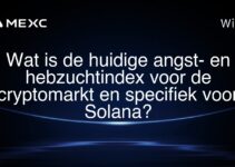 Wat is de huidige angst- en hebzuchtindex voor de cryptomarkt en specifiek voor Solana?