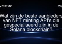 Wat zijn de beste aanbieders van NFT minting API’s die gespecialiseerd zijn in de Solana blockchain?
