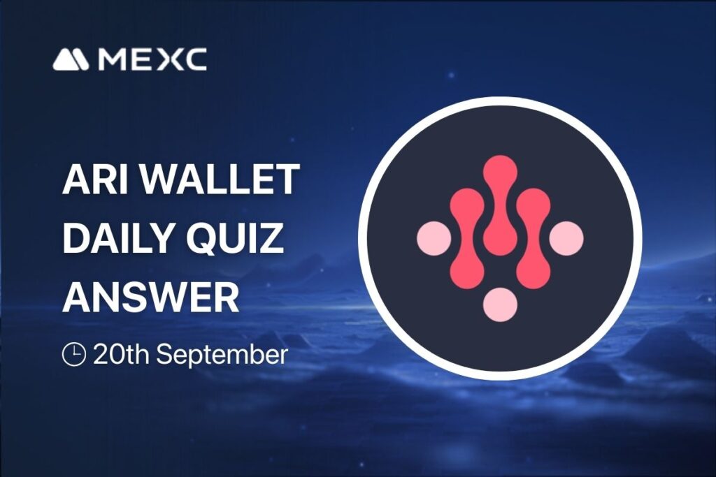 ARI Wallet Daily Quiz Answer Today, September 20, 2025
