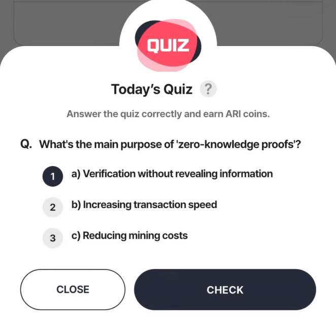 ARI Wallet Quiz Answer Today – September 20, 2025