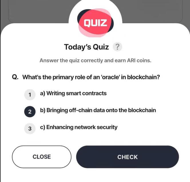 ARI Wallet Quiz Answer Today – September 21, 2025