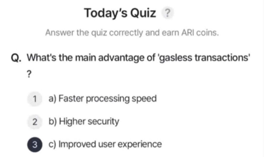 ARI Wallet Quiz Answer Today – September 22, 2025