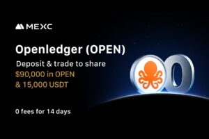MEXC Lists Openledger (OPEN) with $90,000 in OPEN and 15,000 USDT Airdrop+ Event