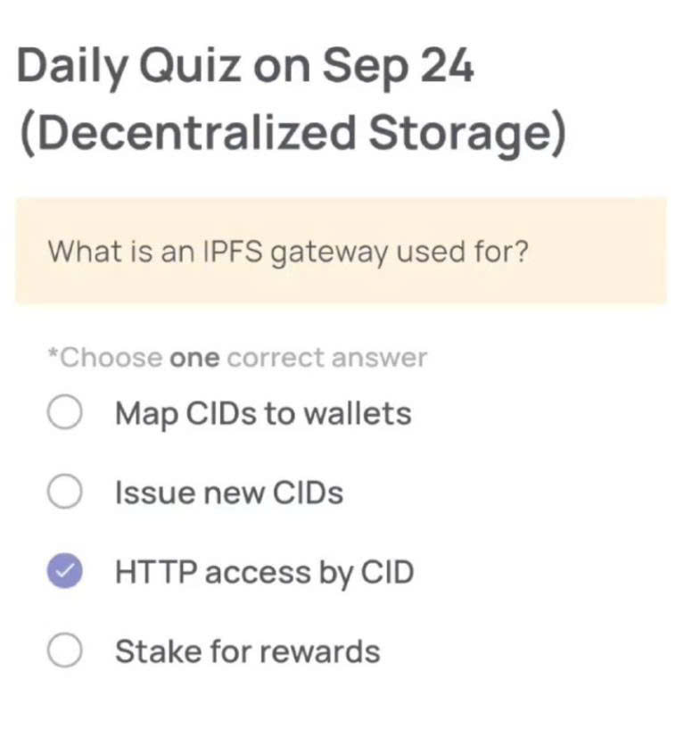 Xenea Wallet Daily Quiz Today's Answer - September 24, 2025