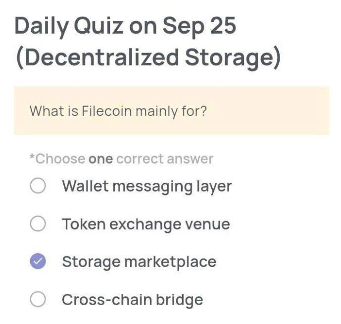 Xenea Wallet Daily Quiz Today's Answer - September 25, 2025