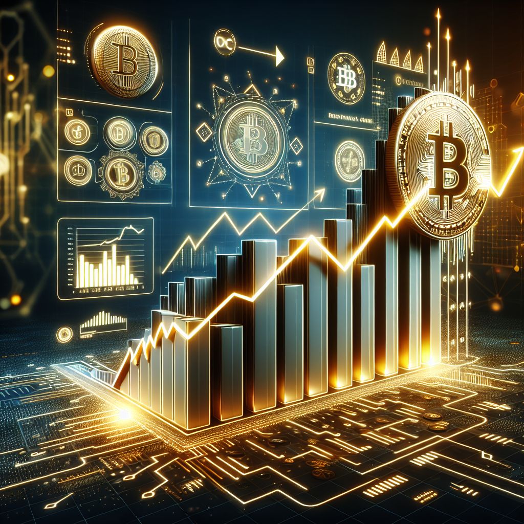 Graph showing Bitcoin's price surge in October with positive trends.