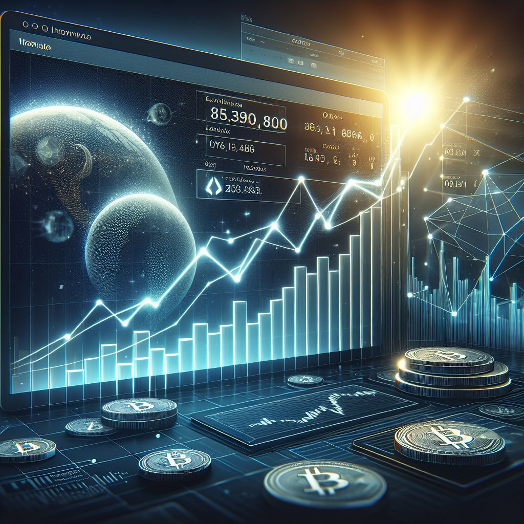 Graph showing ZEROBASE token launch and rising trading volumes.