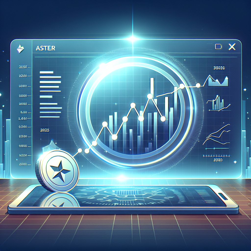 Graph of Aster Token's projected value growth from 2025 to 2030.