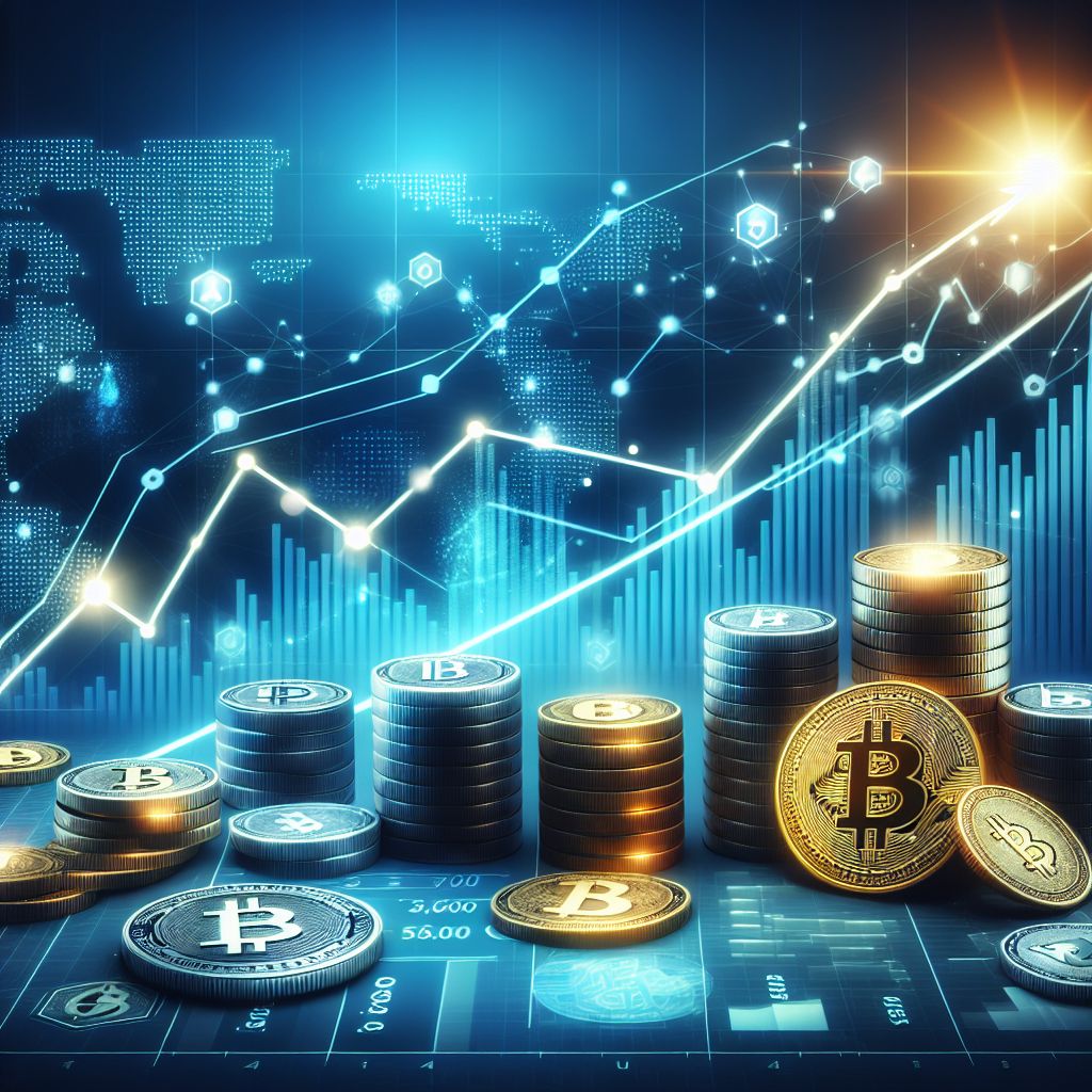 Graph showing rising altcoin values and Bitcoin futures interest.