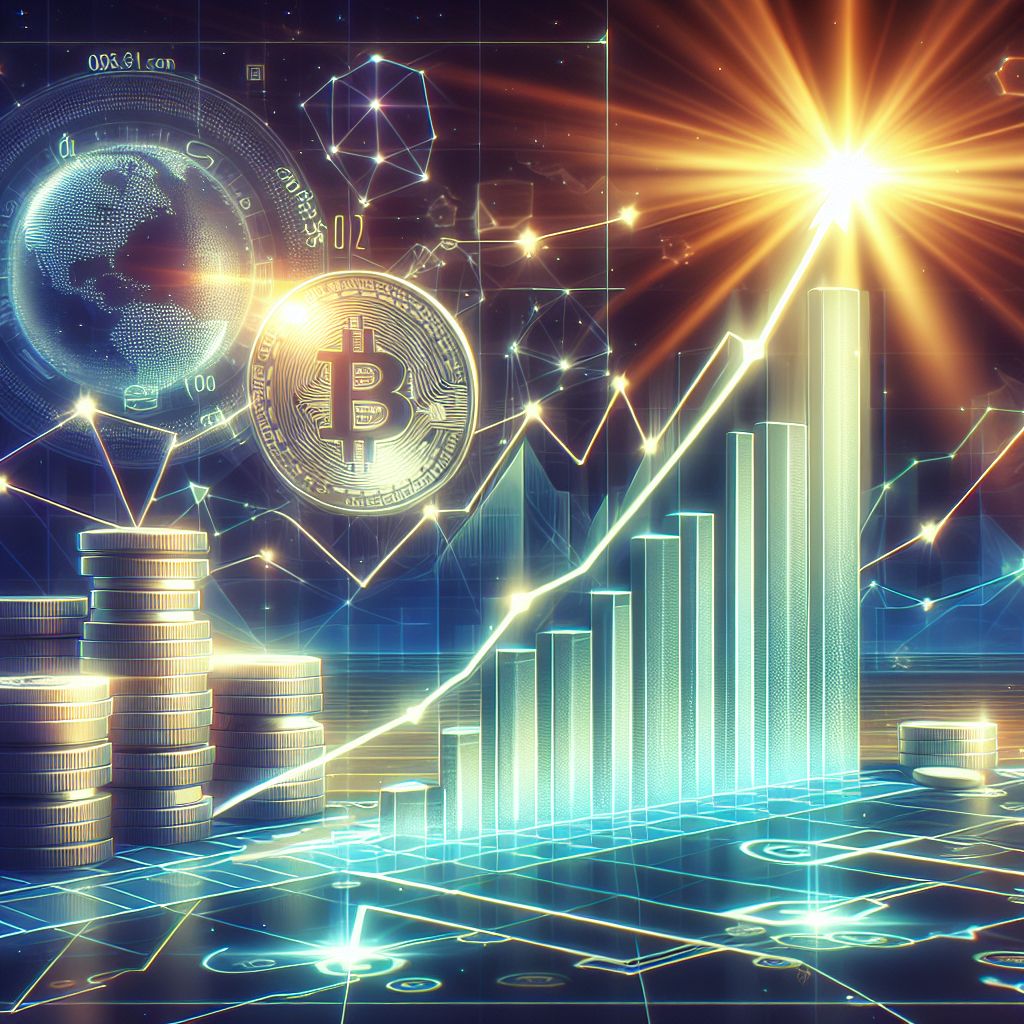 Graph showing Solana's rising wallet addresses and market trends.