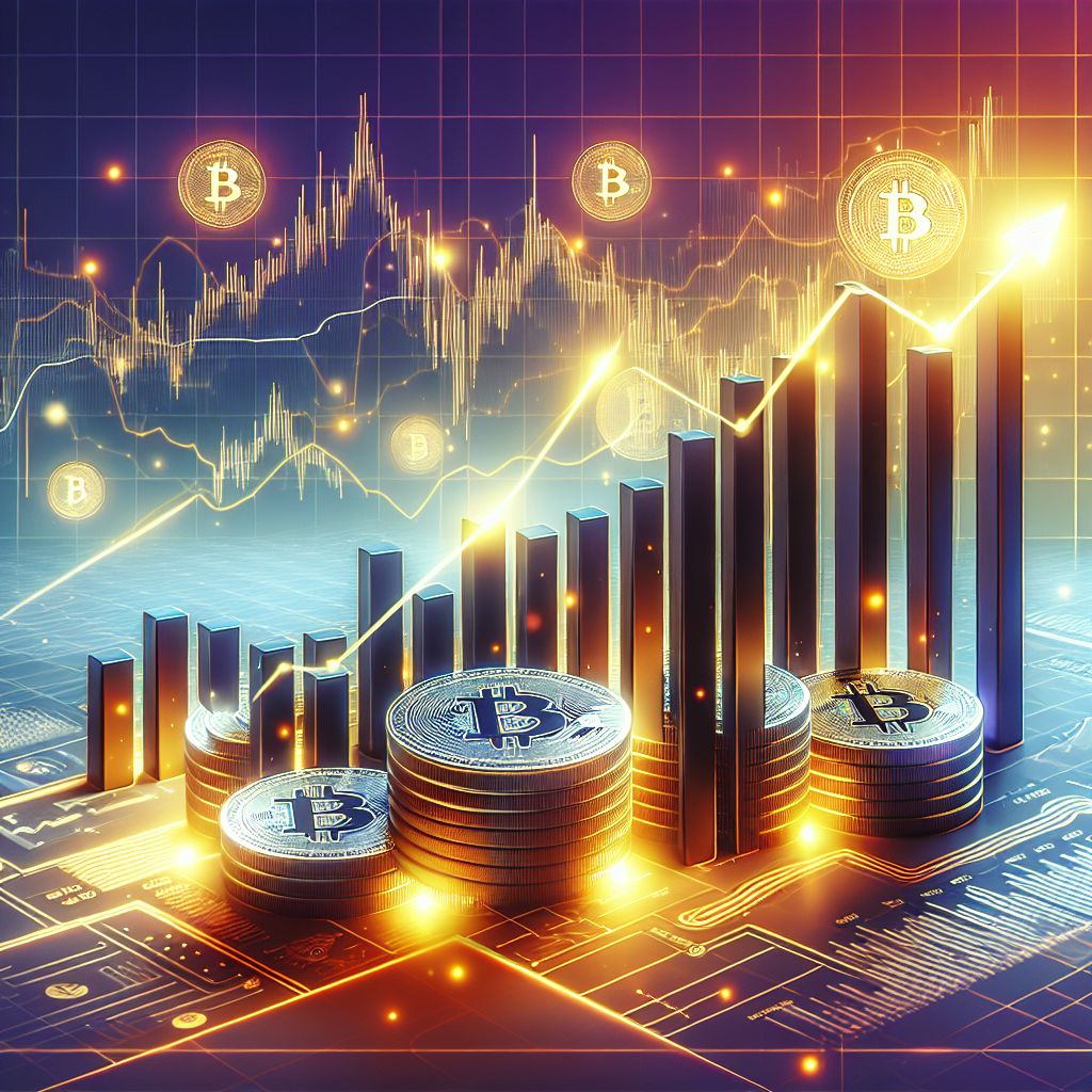 Graph showing Bitcoin's trading volume spike in 2025.