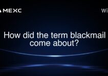 How did the term blackmail come about?