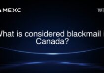 What is considered blackmail in Canada?