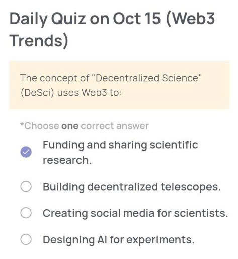Xenea Wallet Daily Quiz Today’s Answer – October 15, 2025